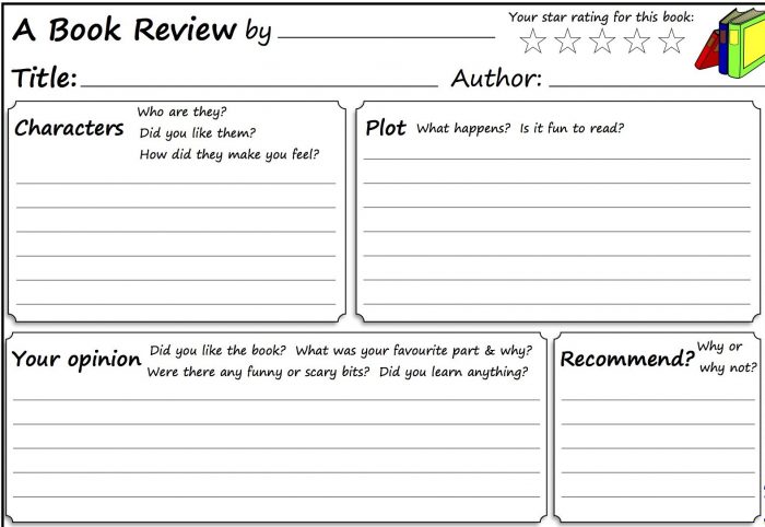  Fiction Book Review Template Book Review 2022 10 24