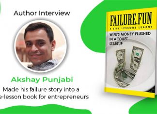 Author Akshay Punjabi: Made his Failure into a Life-lesson Book akshay punjabi author interview